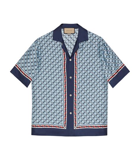 gucci geometric shirt|authentic gucci shirt.